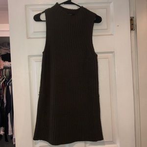 Long sweater tank top.